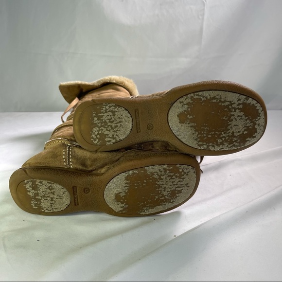 Relativity Taupe Stormy Tall Winter Sherpa Boots 8 - Picture 5 of 6